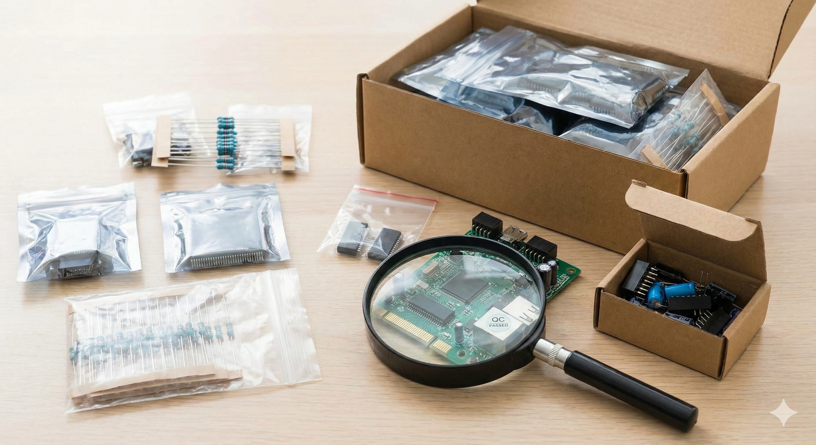 Quality components and bulk packaging